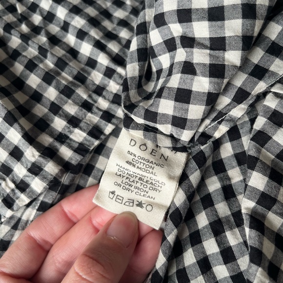 Doen Kennedy Black and White Gingham Maxi Dress - Picture 7 of 9